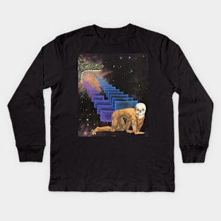 Cyber Christ IV Kids Long Sleeve T-Shirt